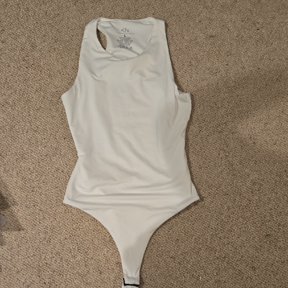 Klassy Network Women's White Bodysuit